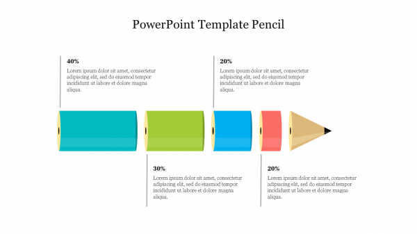 Free PowerPoint Template Pencil