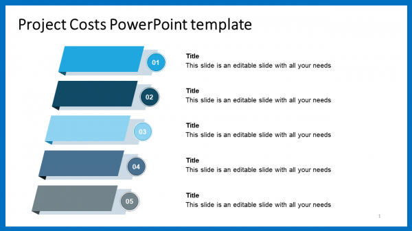 Project Costs PowerPoint template
