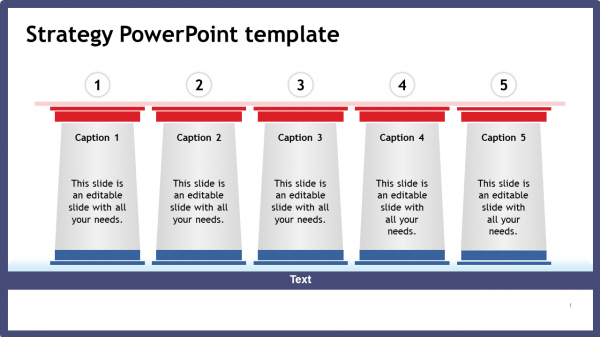 Strategy PowerPoint template-Mulitcolor