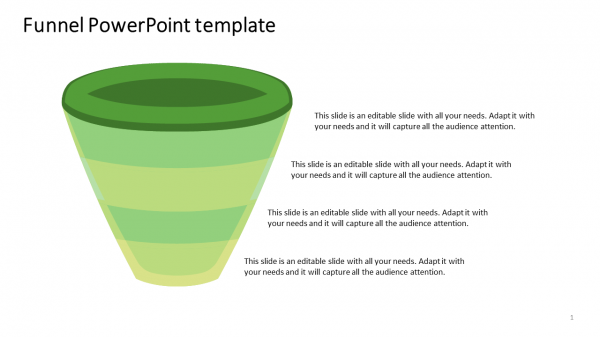 Funnel PowerPoint template_Green