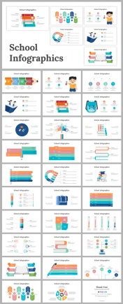 School Infographics PowerPoint And Google Slides Themes