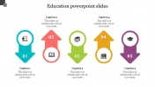 Best Education PowerPoint Slides Template-Five Node