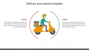 Dashing editable Delivery PowerPoint Template Slides