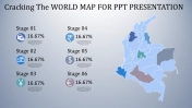Creative World Map For PPT Presentation Template