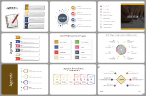 Free Agenda Infographics for Google Slides and PowerPoint