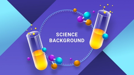 Eye-catchy Science Background For PowerPoint Slide Design