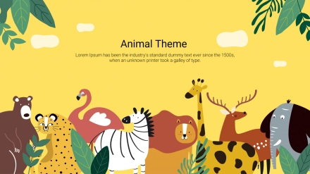 Affordable Animal Google Slides Theme Presentation