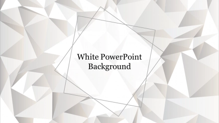 Get White PowerPoint Background Template Slide