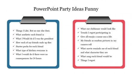 Buy PowerPoint Party Ideas Funny Presentation Template