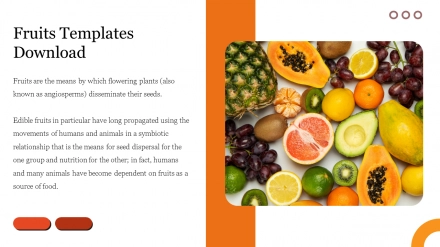 Creative Fruits Templates Free Download Presentation PowerPoint