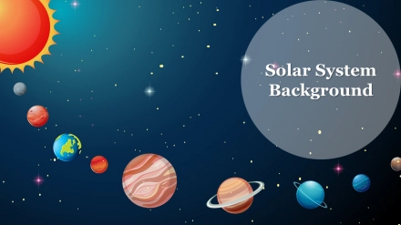 Download Solar System Background For PowerPoint Slide