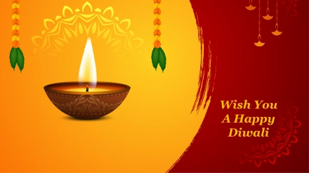 Awesome Diwali Background PowerPoint Template Presentation