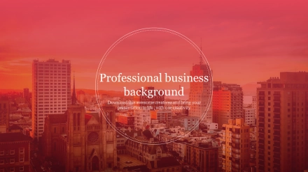 Professional Business Background PowerPoint Template