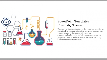 Editable Free PowerPoint Templates Chemistry Theme