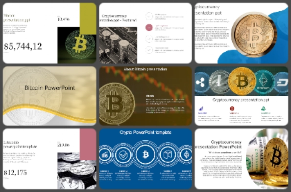Bitcoin Powerpoint Templates