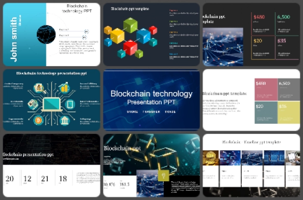 Blockchain Powerpoint Templates