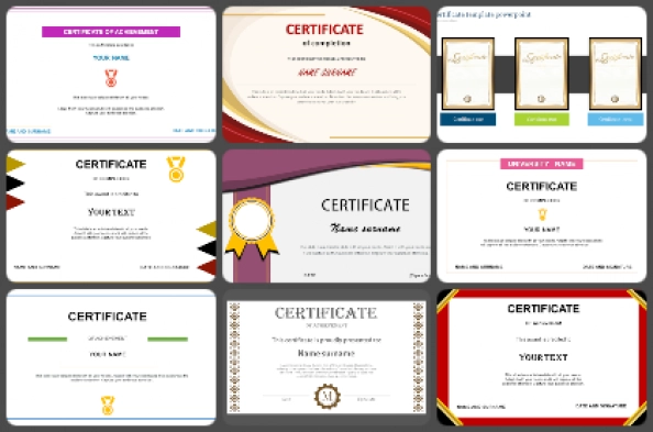 Certificate Powerpoint Templates