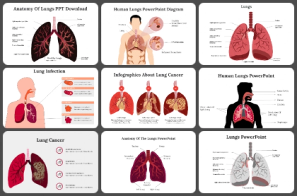 Lungs Powerpoint Templates