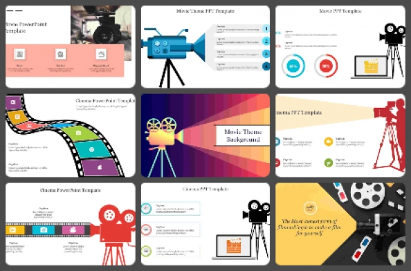 Movies Powerpoint Templates