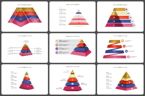Layered - Pyramid Powerpoint Templates