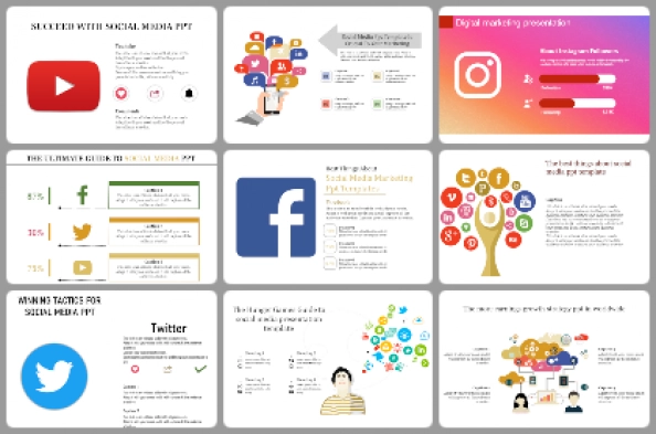 Social media Powerpoint Templates