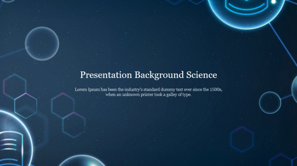 Innovative Presentation Background Science PPT Template