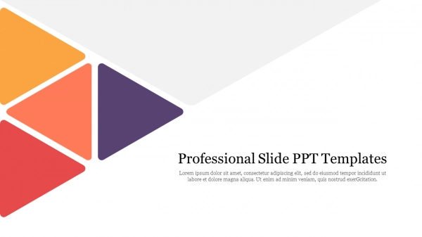 Attractive Professional Slide PPT Templates Presentation