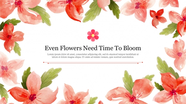 Aesthetic Floral And Pastel Backgrounds PowerPoint Templates