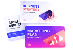 Editable presentation templates