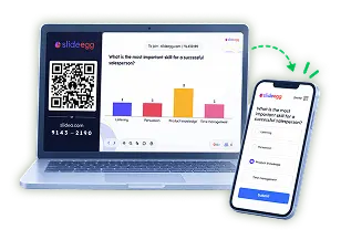Share the QR with your audience