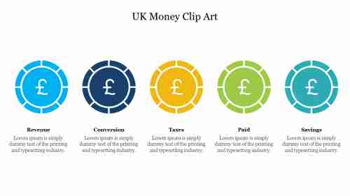Best UK Money Clip Art Presentation Template Design