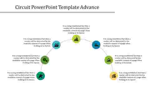Amazing Circuit PowerPoint Template Presentation