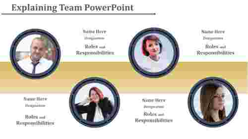 Zigzag Team PowerPoint Slide PPT Designs