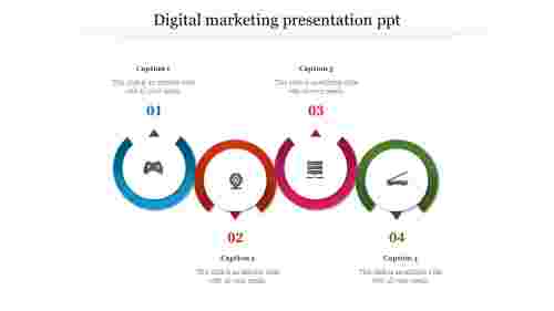 Attractive Digital Marketing Presentation PPT Template