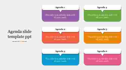 Infographic Agenda Slide Template PPT Presentation