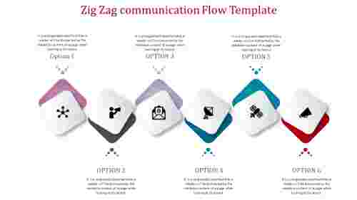 Elegant Zig Zag PowerPoint Template Presentation