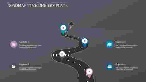 Fantastic Roadmap Timeline Template Presentation Slides