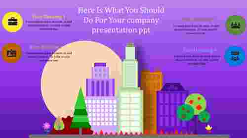 Attractive Company Presentation PPT Slide Template
