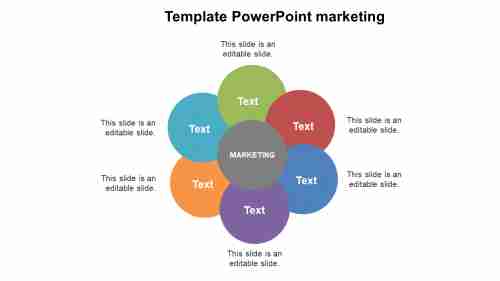 Attractive Template PowerPoint Marketing Slide Design