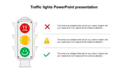 Traffic Lights PowerPoint Presentation Template Designs