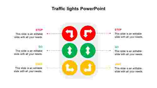  Traffic Lights PowerPoint Presentation Template Slides