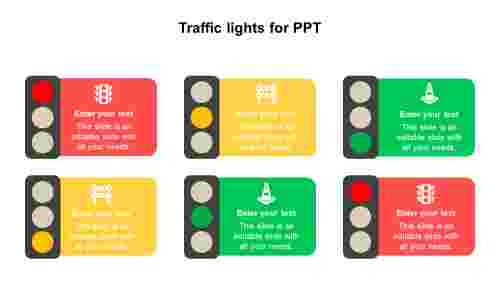 Traffic Lights For PPT PowerPoint Slides Presentation