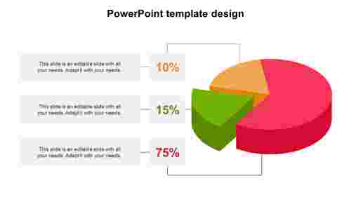 Our Predesigned PowerPoint Template Design-Three Node