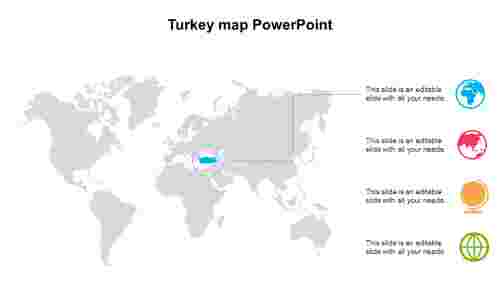  Turkey Map PowerPoint Presentation Slides