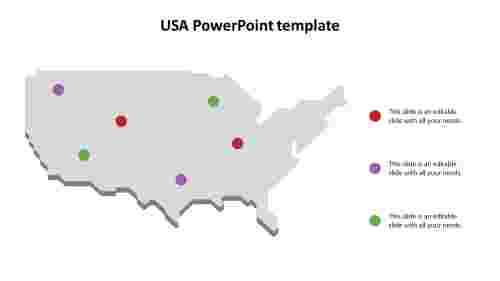 Our Predesigned USA PowerPoint Template Presentation