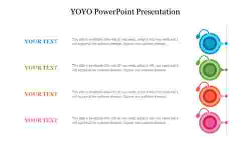 Multicolor YOYO PowerPoint Presentation Slide Template