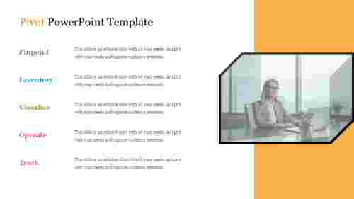 Simple Pivot PowerPoint Template PPT Slide Designs