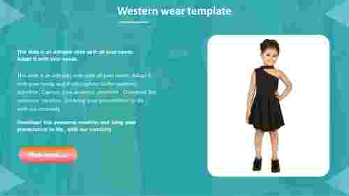 Stylish Western wear template designs