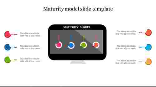 Attractive Simple Maturity Model Slide Template Designs