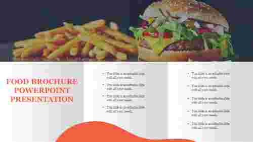 Editable Food Brochure PowerPoint Presentation